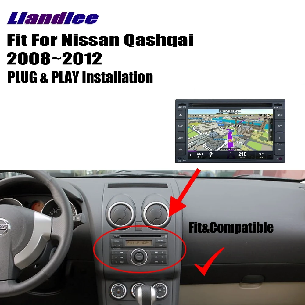 

For Nissan Qashqai 2008~2012 Car Android Multimedia DVD Player GPS Navigation DSP Stereo Radio Video Audio Head Unit 2din System