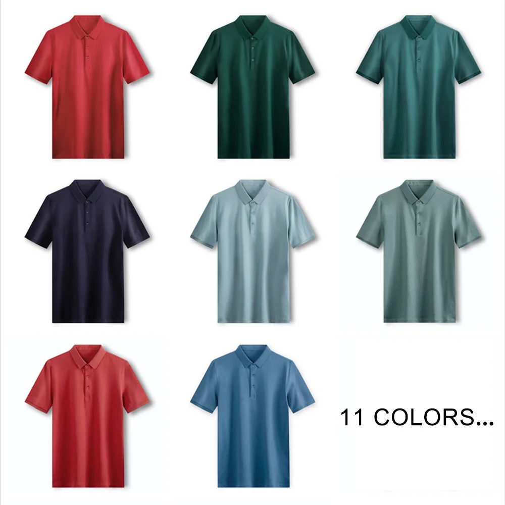 COODRONY Brand High Quality Summer Classic Pure Color Casual Short Sleeve Cotton Polo-Shirt Men Slim Soft Cool Clothing C5200S