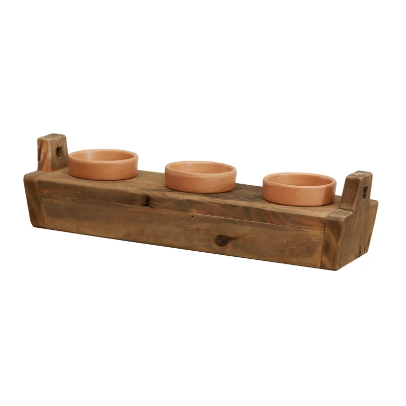 

YBOX Wood Ceramic Pot Garden Ceramic High Quality Succulent Cactus Ceramic Flower Pot Garden Balcony mud pot
