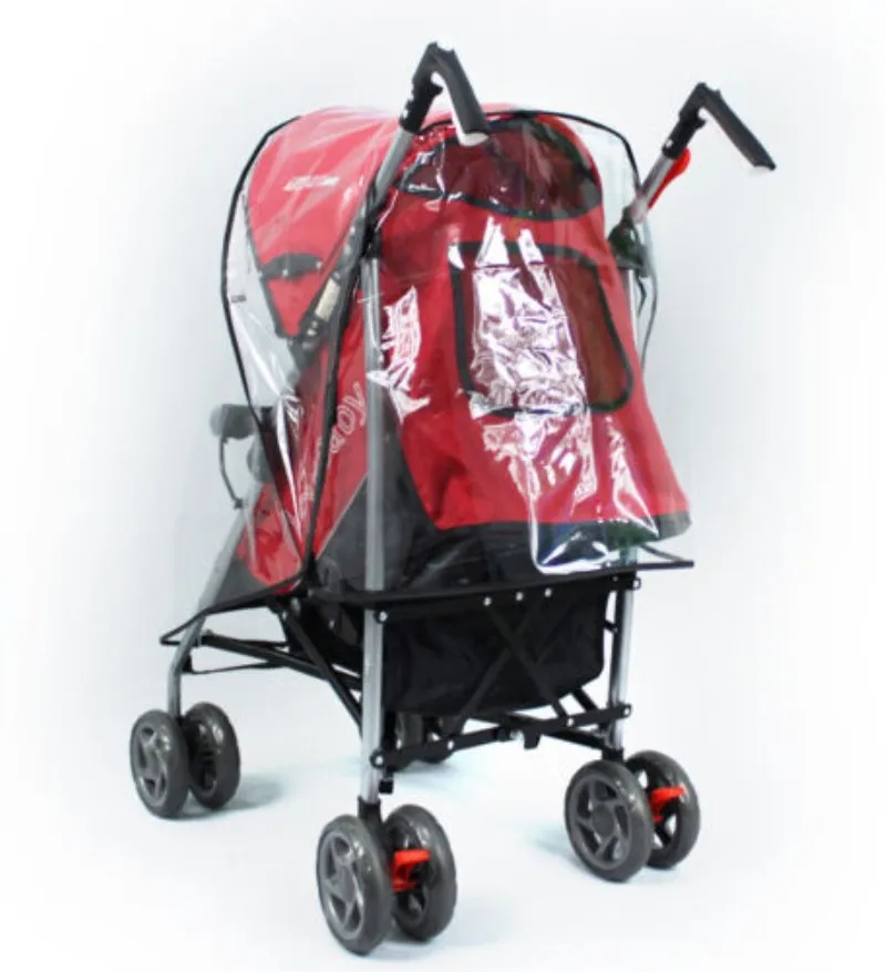 Baby Stroller Buggy Pram Pushchair Raincover Universal Raincoat Raincoat Transparent Rain Cover