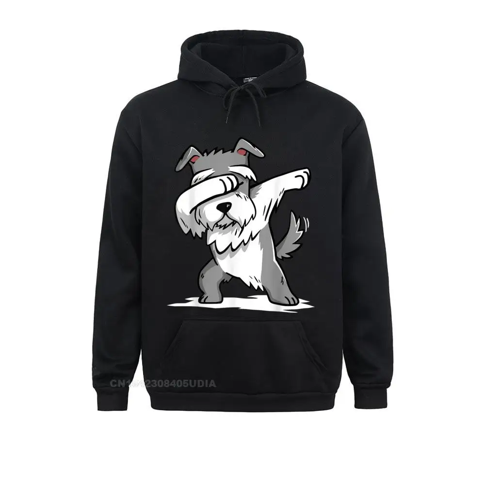 Summer Schnauzer Cute Dabbing Hoodie Funny Dab Dance GifHoodie Sweatshirts For Male Designer Long Sleeve Sweatshirts Hoods