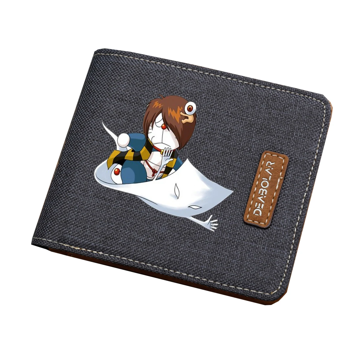 Anime GeGeGe no Kitaro cosplay wallet student coin Card purse Men women short printing Carteira wallet teenagers purse