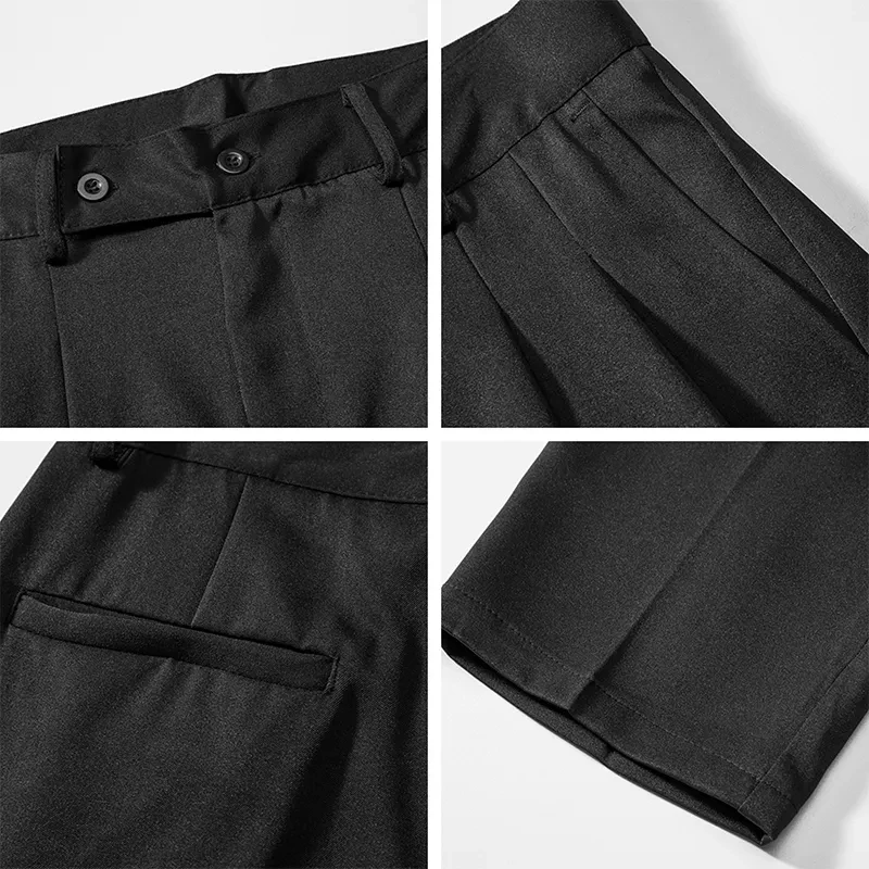 Pantalon droit imbibé pour hommes, Sarouel d'affaires, Mode coréenne décontractée, Nouveau, Monochromatique, FjRopa Zones, Automne