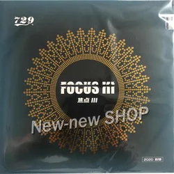 729 FOCUS III FOCUS3 FOCUS 3 FOCUS-3 Snipe Pips-In Table Tennis PingPong Rubber with Sponge 2.1mm