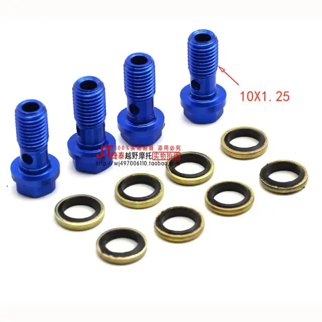 Scooter 125cc M10*1.25 nuts Brake Master Cylinder Oil Hose Screw Banjo Bolt for honda ktm yamaha baja suzuki benelli Motorcycle