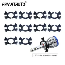 10pcs H1 LED Headlight Bulbs Holder Adapter Base Retainer For Honda Prelude CR-V Odyssey Acura RSX ect