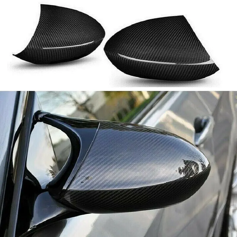 

Replacement Dry Carbon Fiber Car Rear Mirror Cover Cap Fit For BMW E90 E92 E93 M3 1M E82