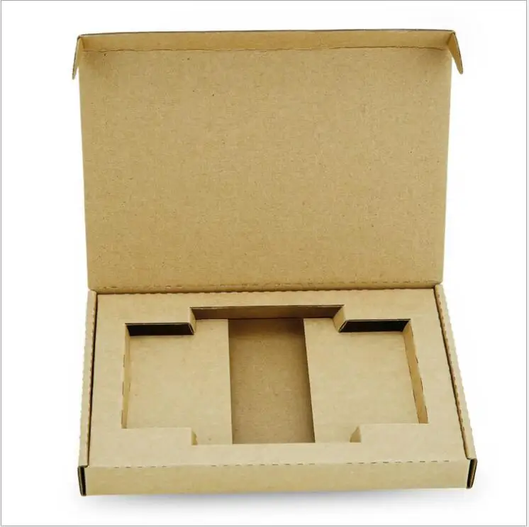 

Kraft Cardboard Phone Packaging Box, Tempered Film Airplane Box, Power Bank Paper Box, Phone Case, Gift Boxes, 20Pcs