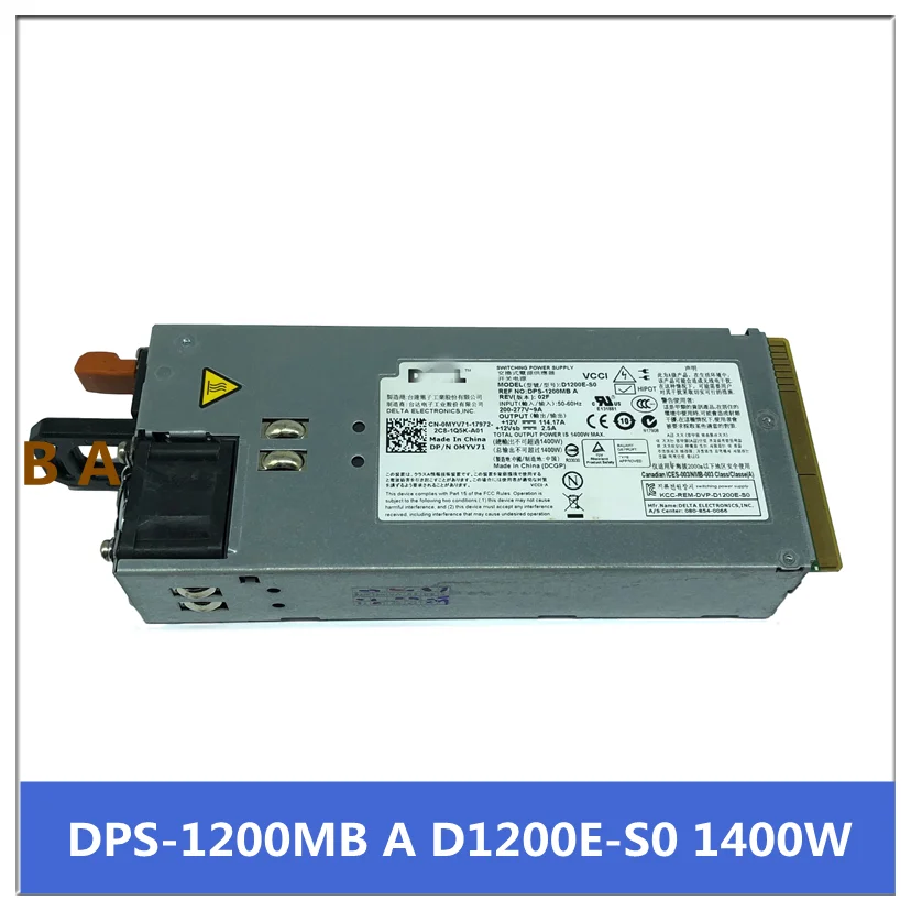 Original For Dell R910 R510 server DPS-1200MB A D1200E-S0 1400W server power mute