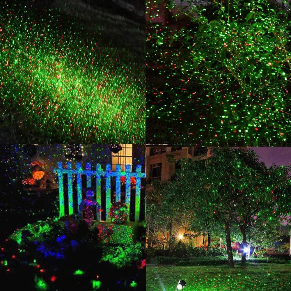 Imagem -02 - Projetor a Laser Solar Luz Paisagem Spotlight Laser à Prova Impermeável Água Festa de Natal Conduziu a Luz do Estágio ao ar Livre Jardim Pátio Lâmpada Gramado