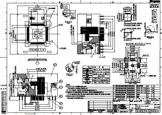 Free shipping  SOCKET OTQ-80-0.5-16 TQFP80