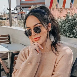 2020 Classic Small Frame Round Sunglasses Woman/Man Brand Designer Alloy Mirror Sun Glasses Female Male Vintage Modis Oculos
