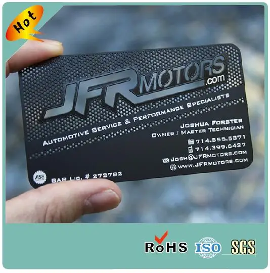 Customized Cheap Black Silver Metal Credit Bank Card Size Vip Member Laser Engraving Metal Business Cards