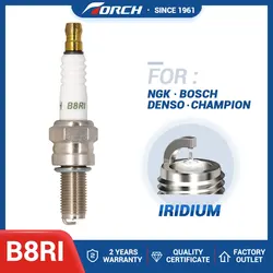 1PCS Candle Replace for 4218/CR8EIX 7471/C8E YAMAHA 90793-20150 SUZUKI 9900079K24U24 9900069835CR8 Iridium Spark Plug Torch B8RI