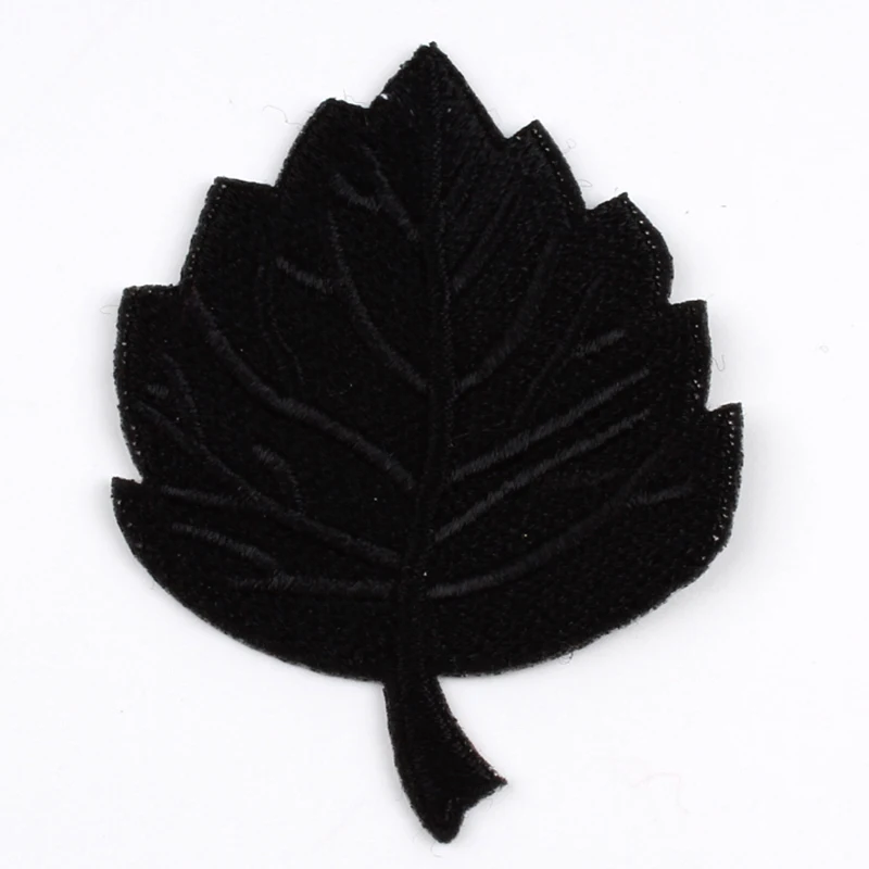 10pcs/lot Embroidered Maple Patch Cartoon Leaf Stickers Iron On Sew On Clothing Appliques DIY Patchwork Crafts Garments Badge image 3