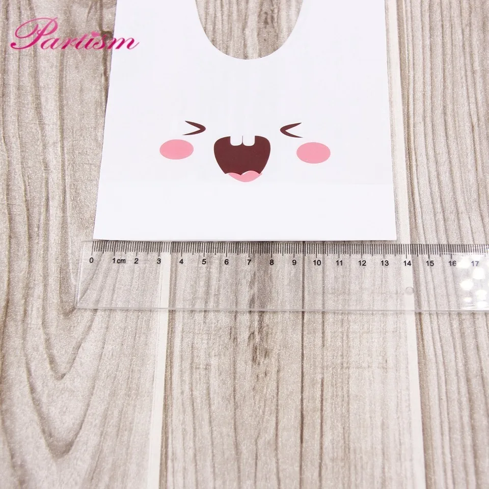 10PCS/Lot Cute Rabbit Ear Cookie & Candy Bags Animals Self-Adhesive Plastic Bag For Biscuits Snack Wedding Favors Gifts Supplies