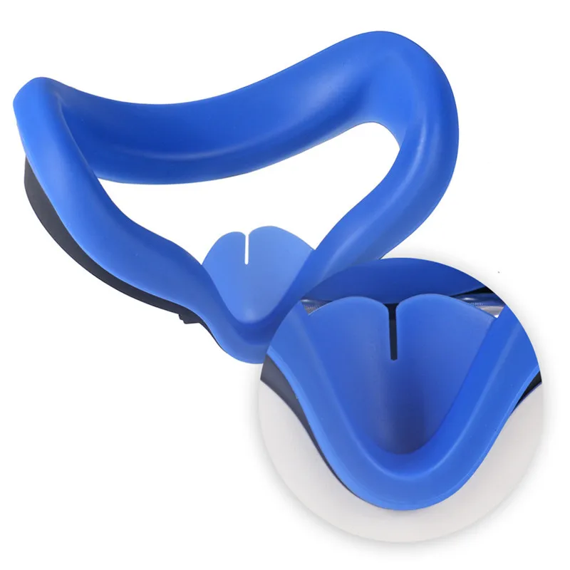 Thích Hợp Cho Oculus Quest2 VR Kính Che Bóng Mắt Silicon Mặt Nạ Mặt Nạ Thân Thiện Với Làn Da Chống Bụi Và Chống Thấm Mồ Hôi