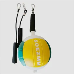 SOEZmm Attack Trainer Volleyball SVR100V, with 3 pcs 30&40&50cm Elastic Cords ,for Serving,Arm Swings,Spiking Power Drills