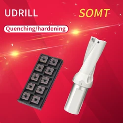 Herramienta de C20-2D10-23SOMT04 de C25-3D17-54SOMT06 para inserción de carburo SOMT, taladro en U Indexable, CNC, C32-4D36-148SOMT11, 1 ud.