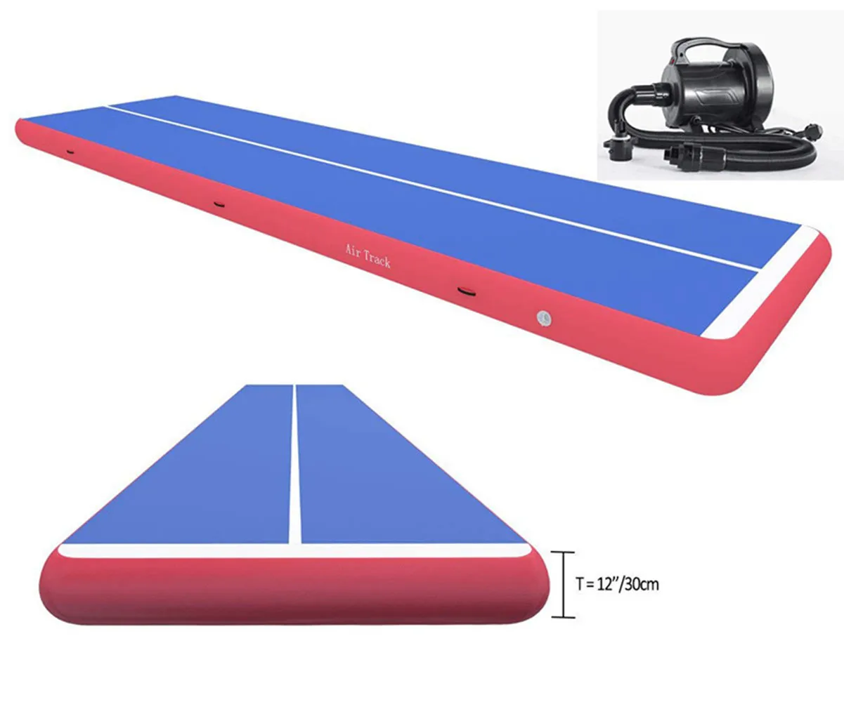 Free Shipping 12*2*0.3m Inflatable Air Track Tumble Track Trampoline Air Track Taekwondo Gymnastics Inflatable Air Mat