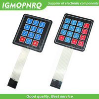 1pcs 4*3/4*4 Matrix Array 12/16 Key Membrane Switch Keypad Keyboard Control Panel Microprocessor 4x4 4x3 Keyboard IGMOPNRQ