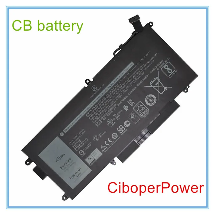 

Original quality 71TG4 CFX97 11.4V 45W battery for 13 7389 7390 7280 5289 2-in-1 Series X49C1