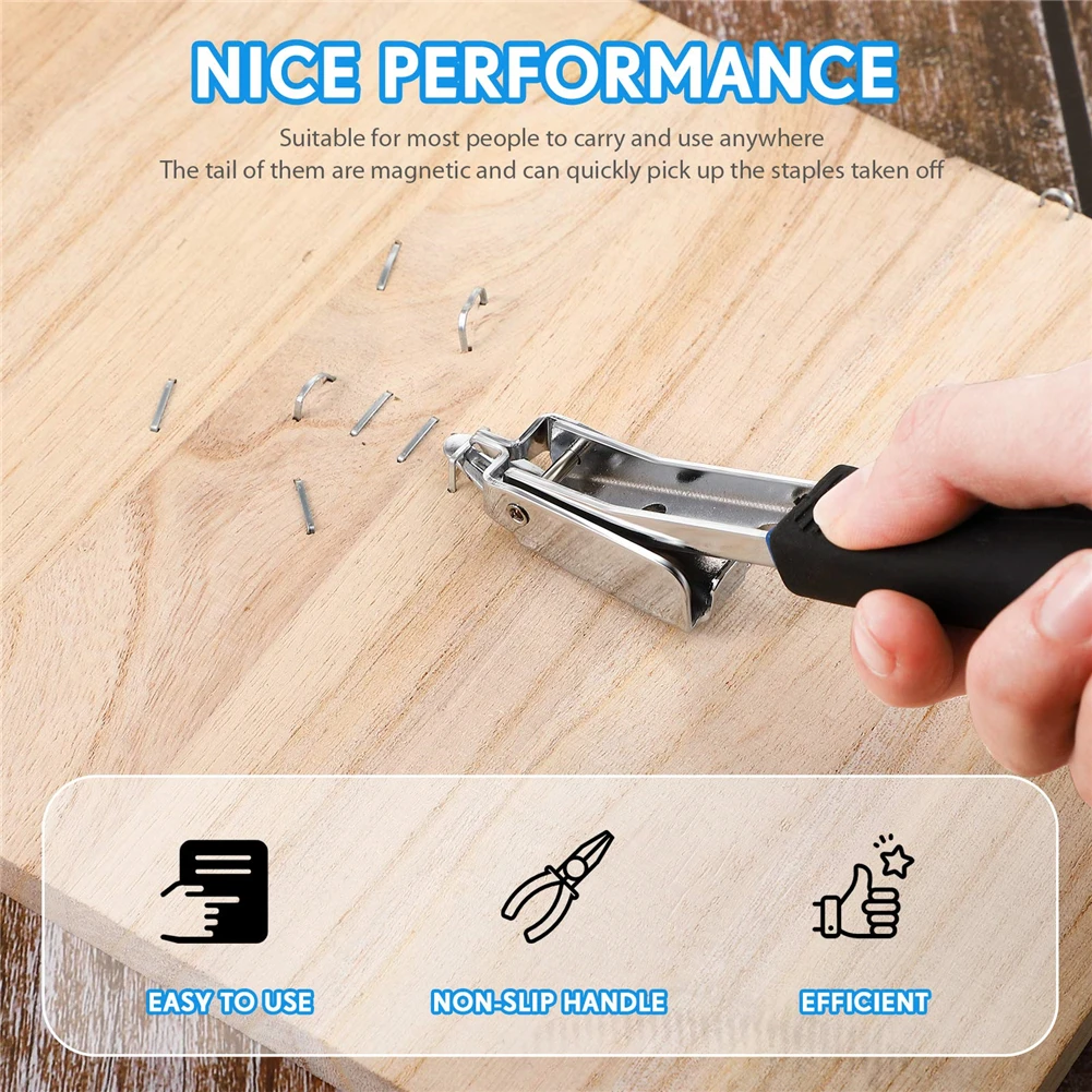 Multitool Nail Puller Staple Gun Furniture Stapler For Wood Door Upholstery Framing Rivet Gun Kit Pry Bar Nailers Removing Tools