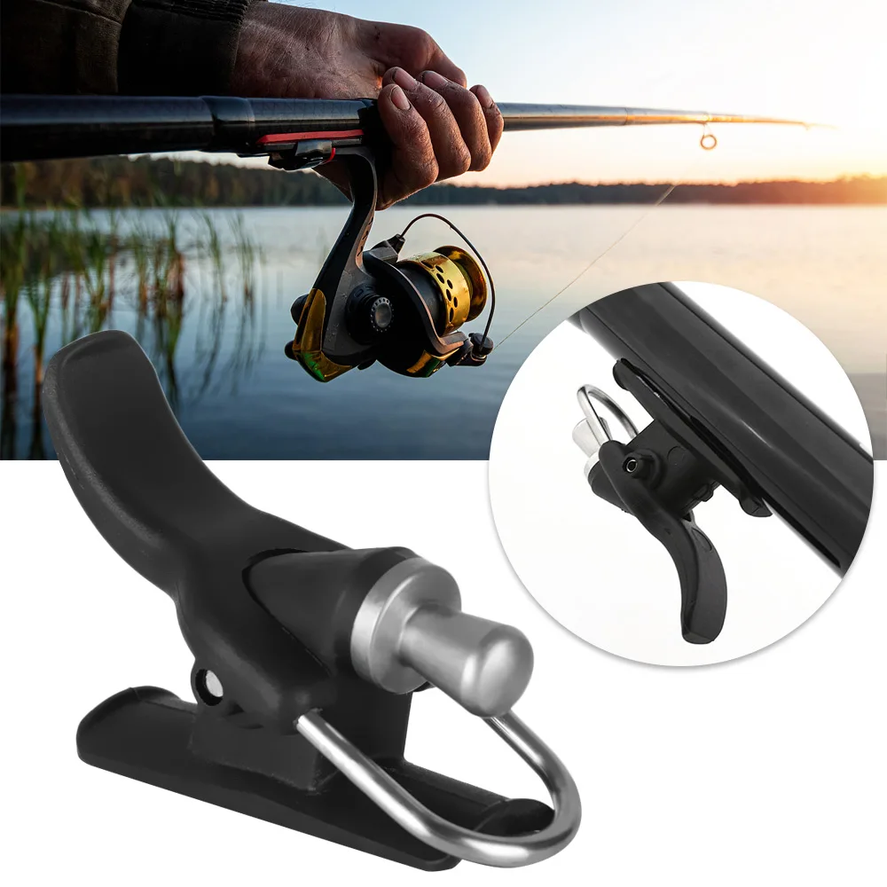 1PC New Breakaway Marine Fishing Launch Gun Clamp Thumb Button Surfing Casting Trigger Barrel Clip Fish Finger Protector Tool