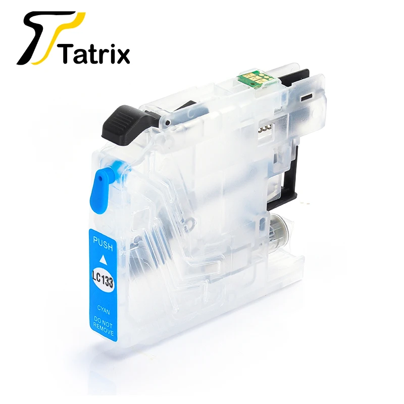 Tatrix for Brother LC133 Refillable Ink Cartridge For Brother MFC-J245 J470DW J475DW J650DW J870DW DCP-J152W J172W J552DW J752DW
