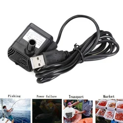 Water Pump For Fish Tanks Aquarium Fountain AC 220V Fish Tanks USB Powered Water Pump Submersible Small Accessories