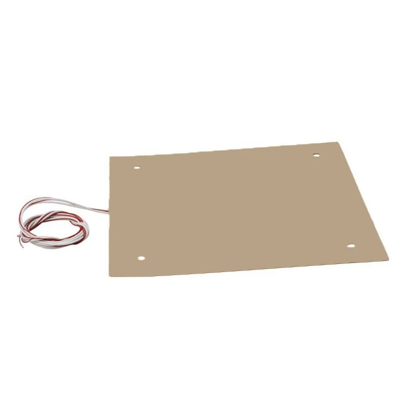 750W Silicone Heating Pad Flexible Waterproof For Creality CR-10 3D Printer Parts 310x310mm Silicone Rubber Heater Bed