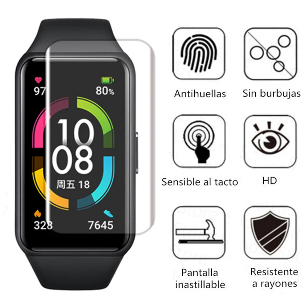 فيلم واقي هيدروجيل شفاف لهواوي هونر باند 6 ، واقي شاشة ، 2-10