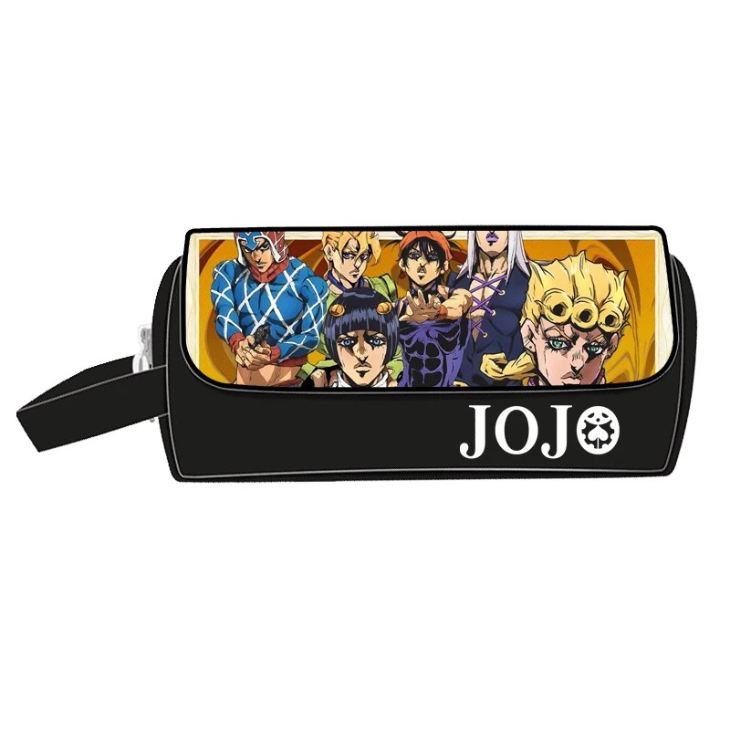

JoJo's Bizarre Adventure GIOGIO большая сумка-карандаш для хранения школьных канцелярских принадлежностей аниме-органайзер для косметики нейлоновая сумка для монет для макияжа