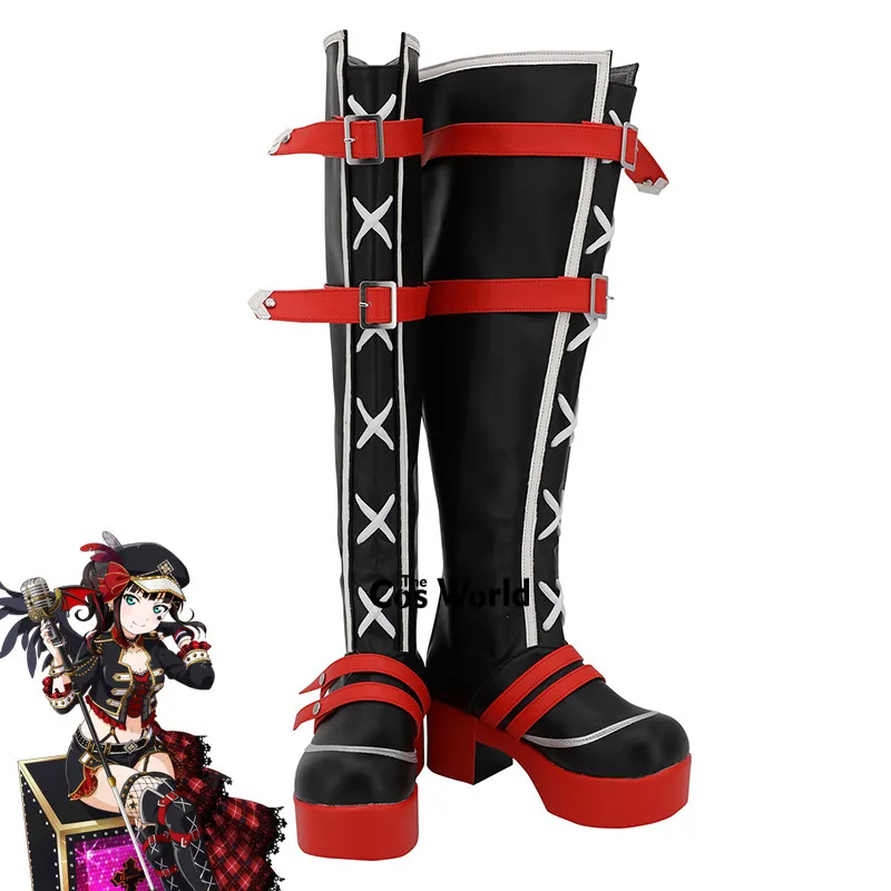 

LoveLive!Sunshine!! Aqours Punk Rock Awaken Kurosawa Dia Anime Customize Cosplay Shoes Boots