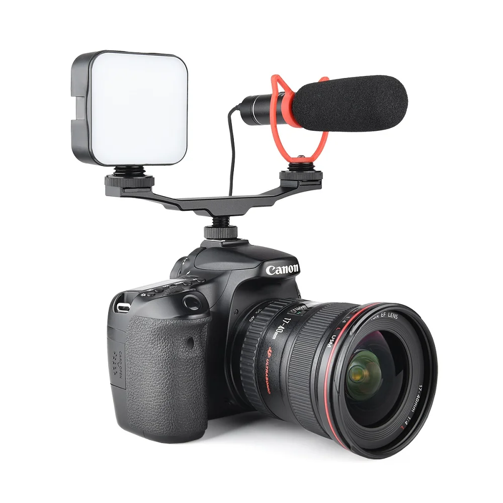 Mcoplus Terang Dimmable 49 5600K LED Video Light untuk Canon Nikon Panasonic DSLR Kamera DV Camcorder Fotografi Smartphone Cahaya