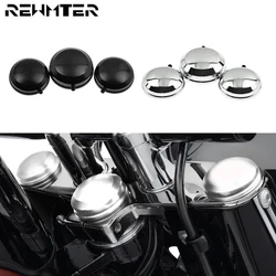 Motorcycle Upper Fork Stem Covers For Harley Sportster XL 883 1200 1988-2013 Dyna 2006-2017 Fat Bob Low Rider FXDF Softail