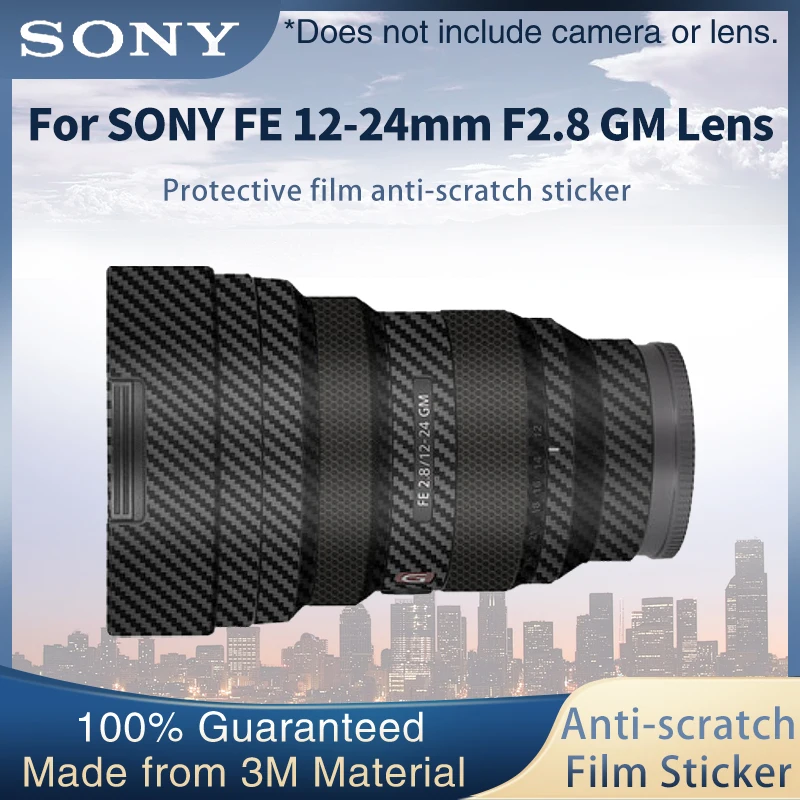 

Lens protective film For SONY FE 12-24mm F2.8 GM Lens Skin Decal Sticker Wrap Film Anti-scratch Protector Case