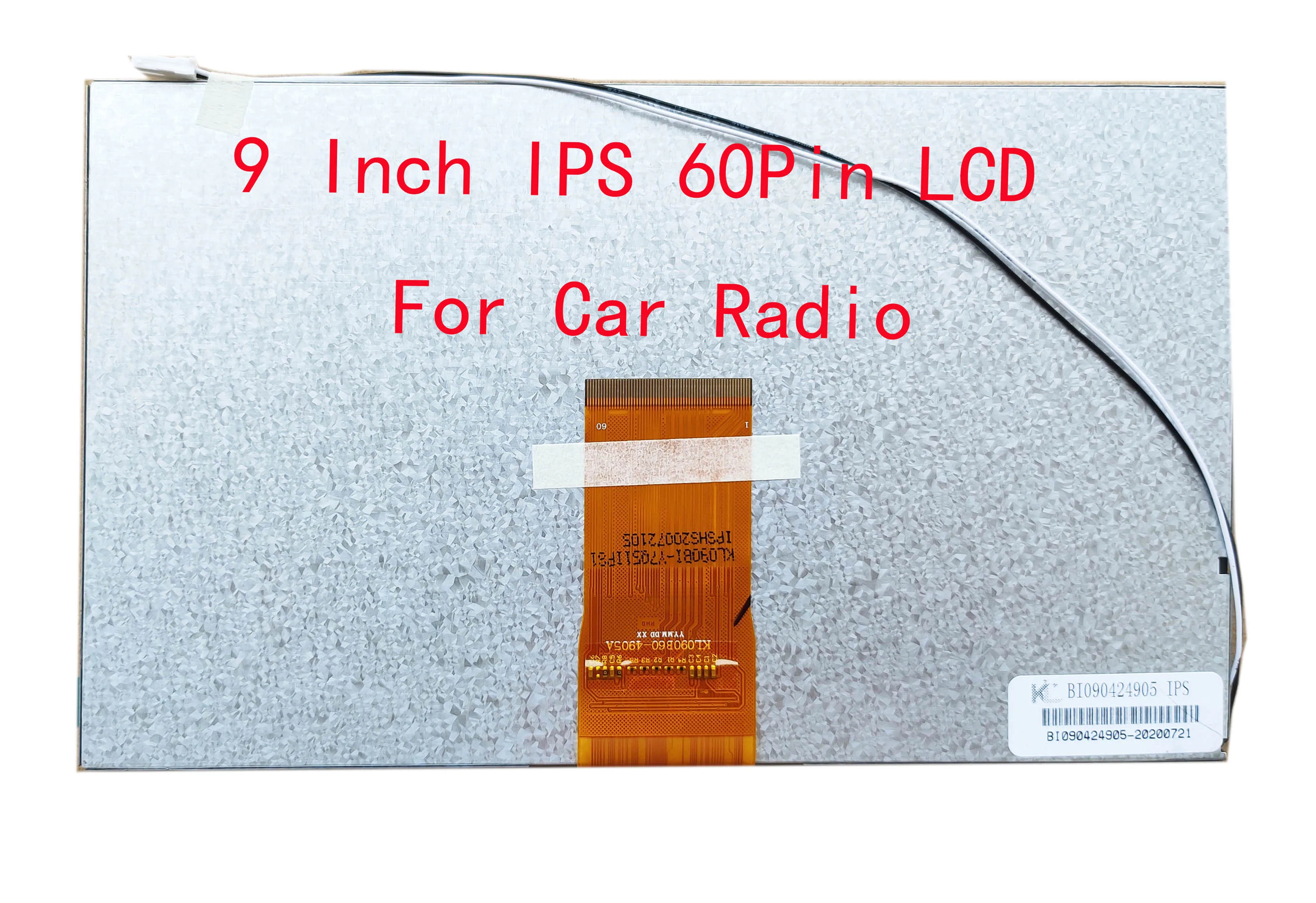 9 Inch Car Navigation Universal  LCD 60pin 1024*600 NEW  IPS  TN For  Radio 210*126mm Carplay TXD090HIH-60 KL-BI090424905 IPS