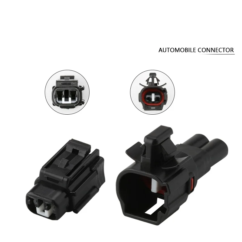 

50-200Kits 2Pin Way Electronic Socket Fog Taillight Plug Automobile Waterproof Female Male Connector For Toyota Reiz BYD F3