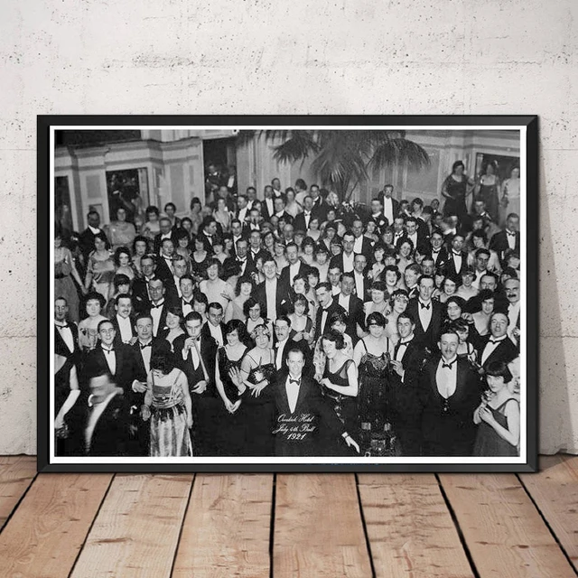 Black White Art Poster Prints The Shining Overlook Hotel Horror Movie Character Painting Wall Art Canvas Picture Home Room Decor