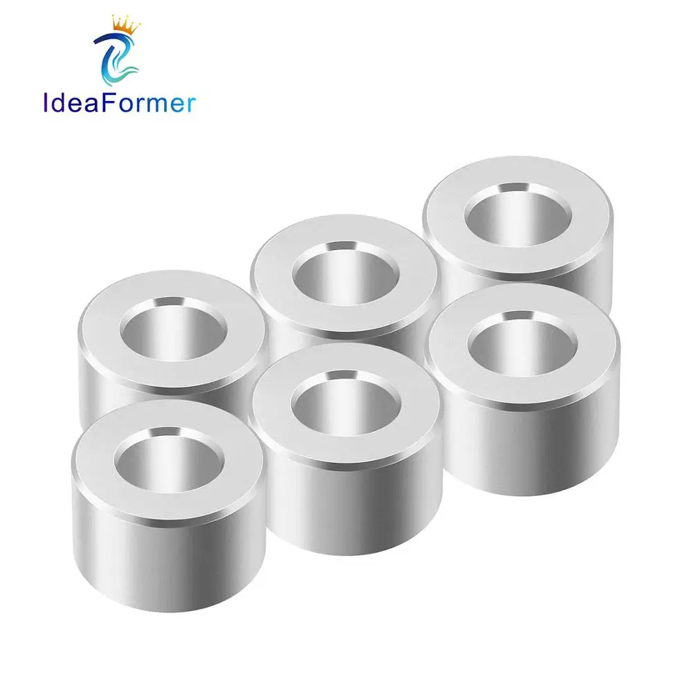 10Pcs Openbuilds V-slot Aluminium Isolation Column Non-threaded Spacer Separate Pillar Quarantine Bore 5mm For 3D Printer Parts.