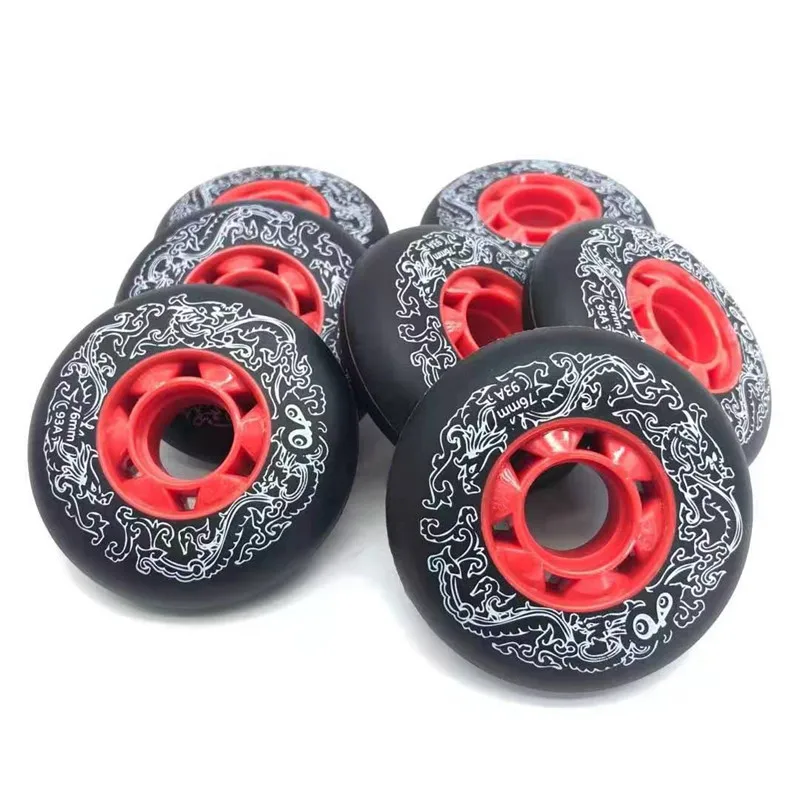 

93A Super Slide King Wheel for SEBA High HL HV IGOR KSJ for Powerslide Roller Skates Patines Tire 72mm 76mm 80mm PS Inline Rodas