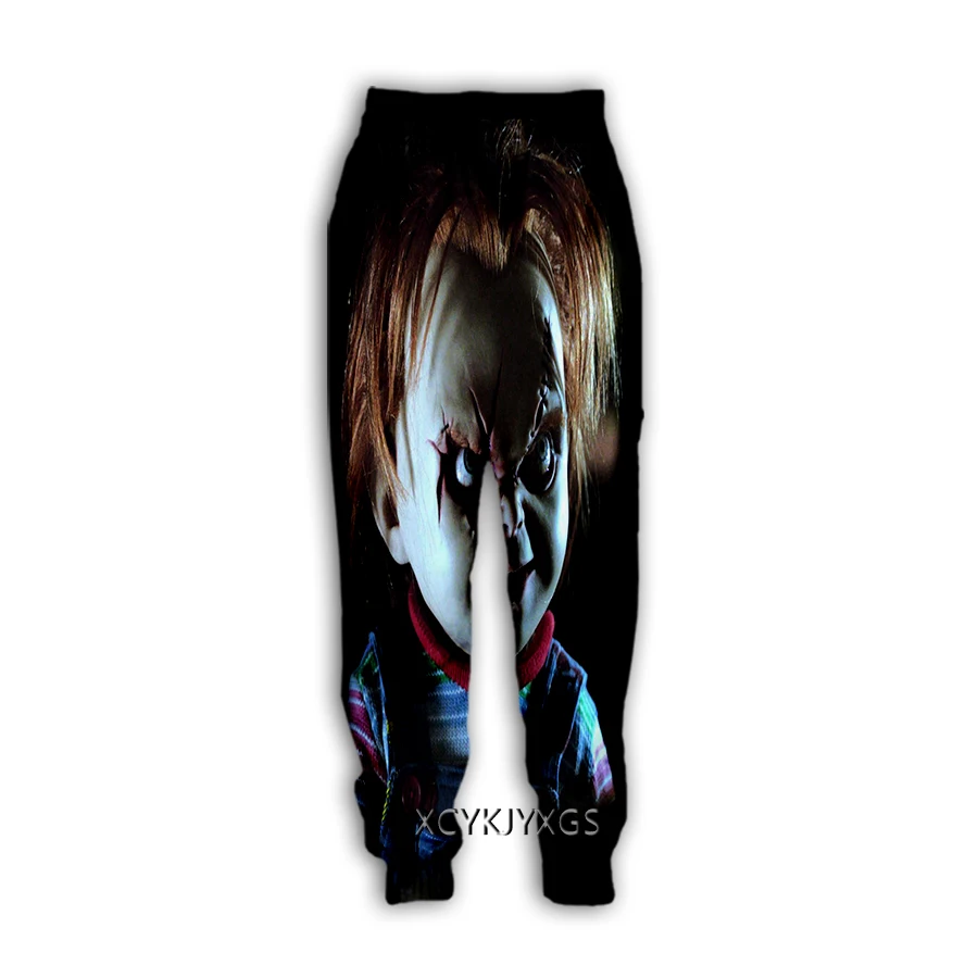 xinchenyuan New Creative Horror Chucky 3D Print Casual Pants Sweatpants Straight Pants Sweatpants Jogging Pants Trousers K04