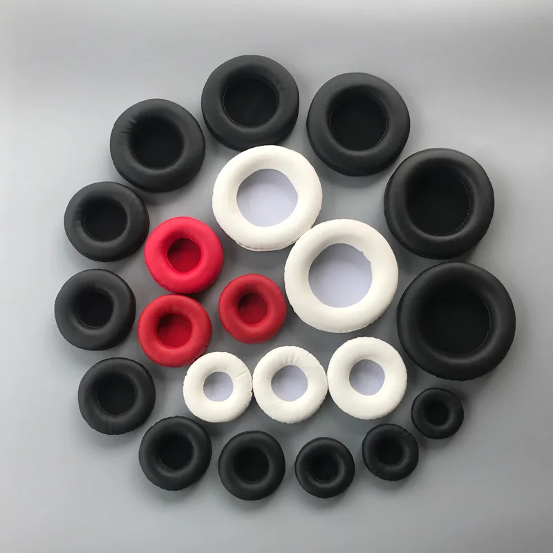 45mm -110mm Round Headphone Earpads Cushion Universal Headphone Earpads 50mm 55mm 60mm 65mm 70mm 75mm 80mm 85mm 90mm 95mm100mm