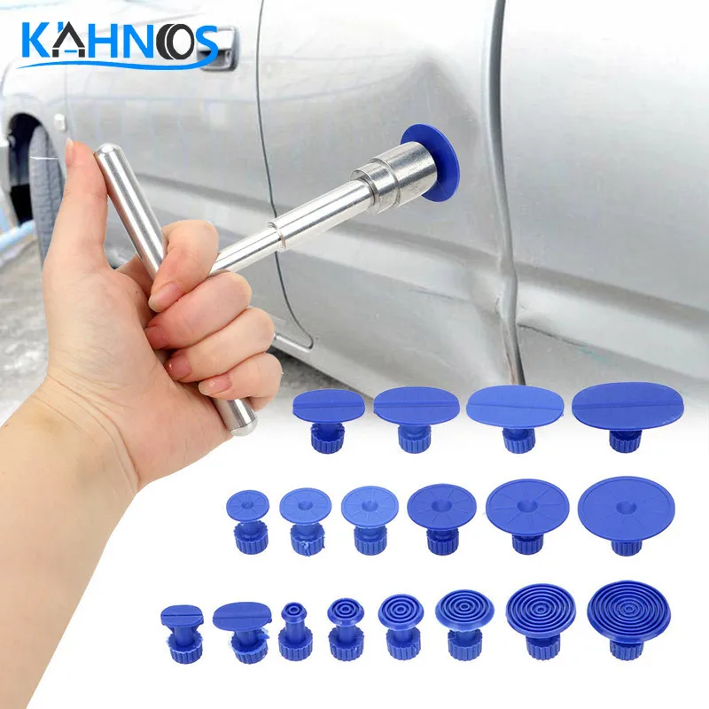 

Universal Car Dent Puller Plastic Suction Cup For Pulling Vehicle Remove Dents Tabs Sheet Metal Repair Tool Kit Hammer