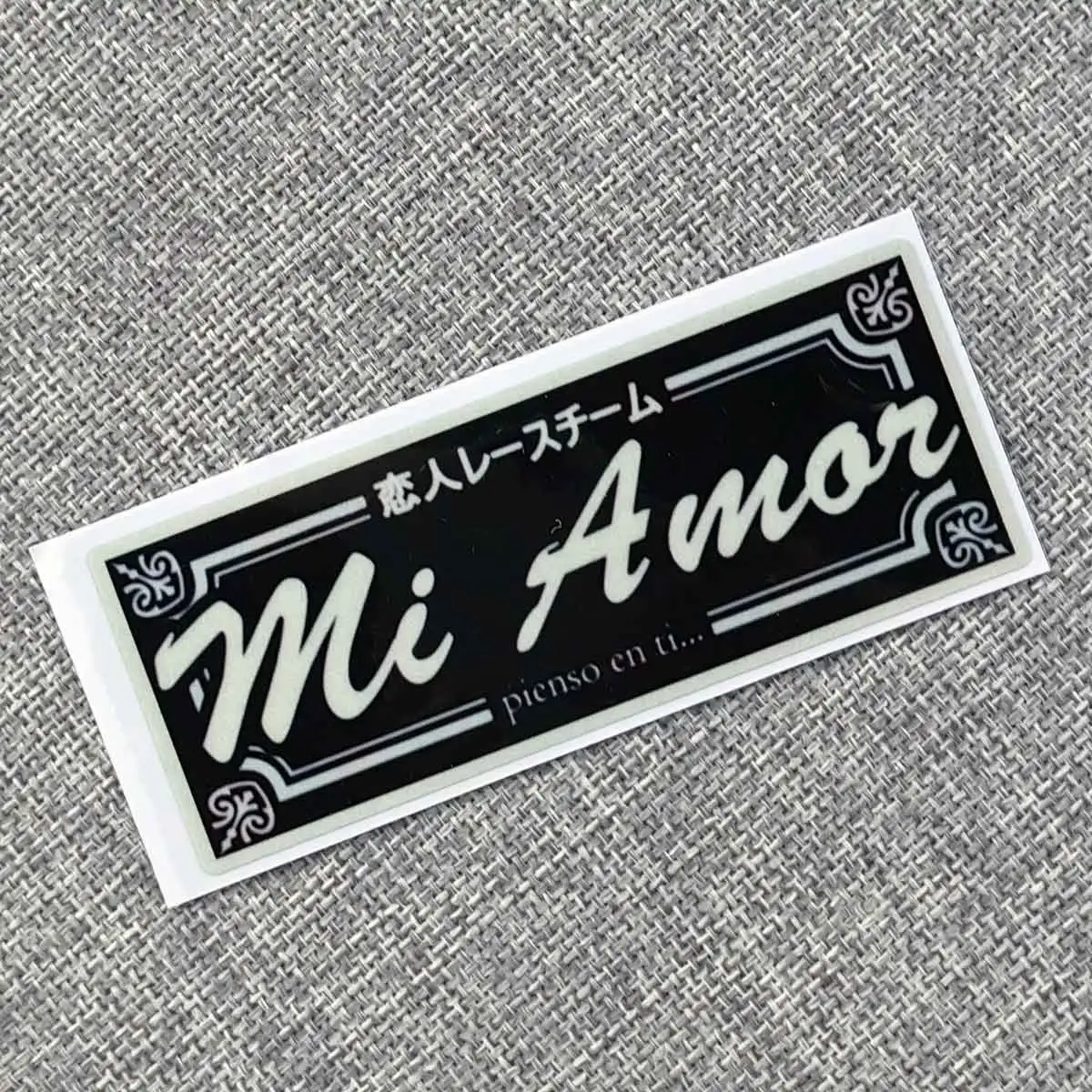 Mi Amor Car Styling JDM Reflective Stickers for Toyota Honda Nissan Mazda Mitsubishi YAMAHA Kawasaki Suzuki Motorcycle Decals