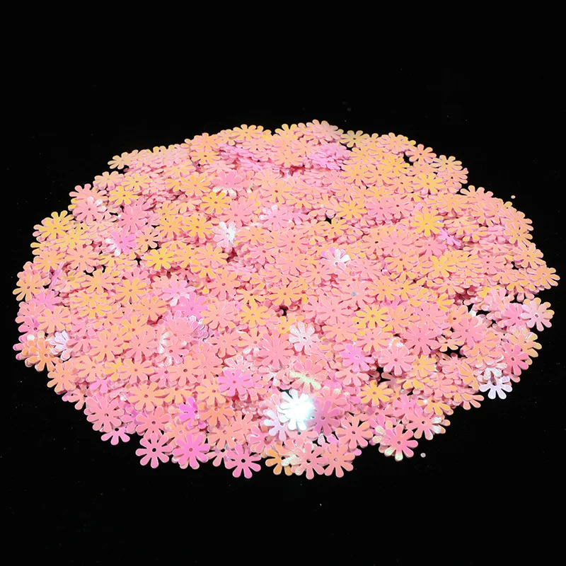 10g Flat Flower Loose Sequins for Crafts Paillettes PVC Glitter Sequin Sewing Craft DIY Scrapbooking Confetti Decor Accessories