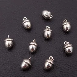 Acorn Charm, Acorn Pendants, Acorn Connectors, 3D Acorn Charms, Nature Charms, Fruit Charms, Nature Charms, A150 10pcs