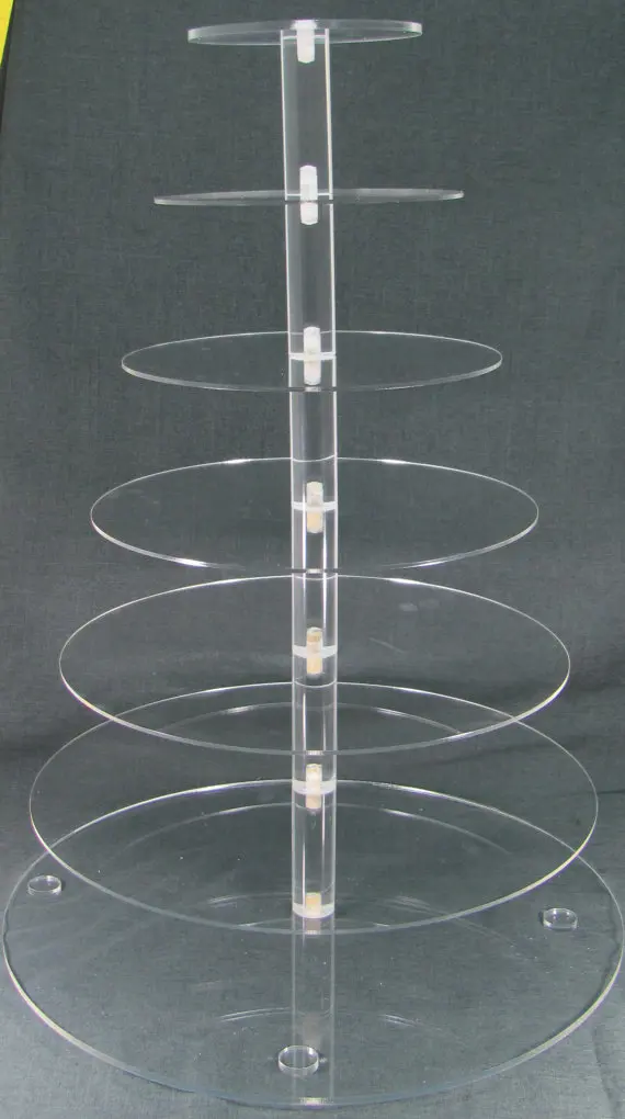 

7 Tiers Acrylic Cupcake Stand Wedding Party Birthday Event Display