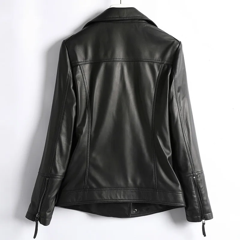 Winter Autumn Genuine Leather Jacket Women Clothes 2020 Korean Streetwear Real Sheepskin Coat Women Chaqueta Mujer D003